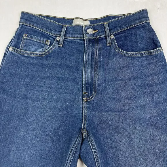 Everlane The Original Cheeky Jean High Rise Medium Wash Straight Leg Women’s 28 - Picture 3 of 10